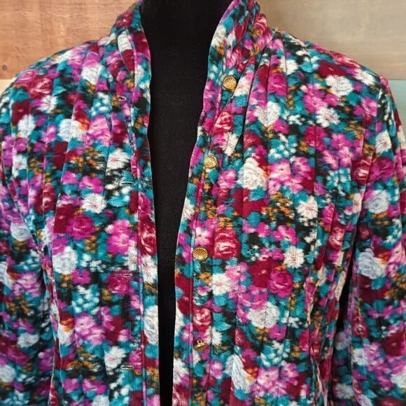 Large vintage super soft quilted jacket - Picture 3 of 5